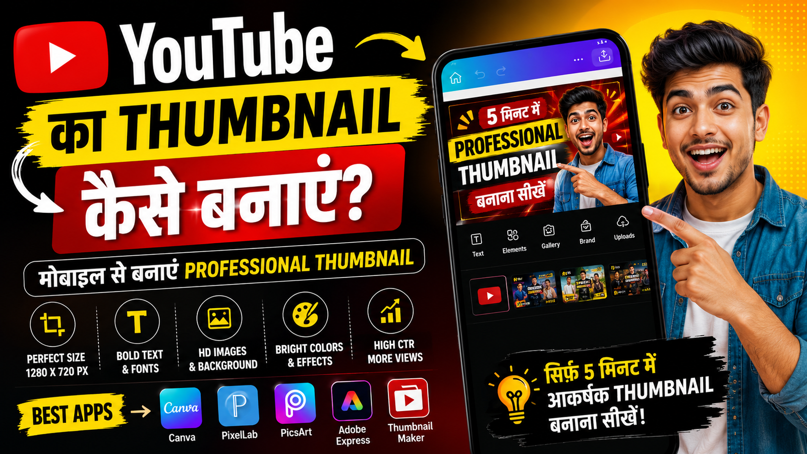 YouTube Thumbnail Design